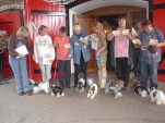 einige Biewer (Sissy 3v.l.) im Ehrenring