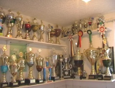 Hier eine Auswahl von Pokalen der Champions und Ausstellungssieger.