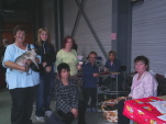 Das Ausstellungteam in Halle